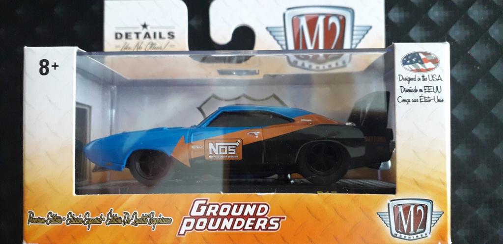 1969 Dodge Charger Daytona HEMI M2 machines 1:64, Ophalen of Verzenden, Nieuw, Auto