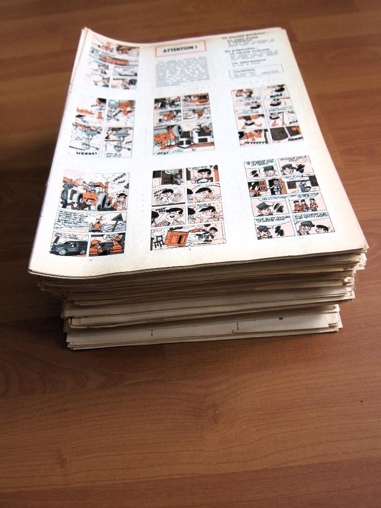 Spirou : Plus de 500 mini-récits non montés (1960 - 1975), Plusieurs BD, Enlèvement ou Envoi, Comme neuf, Collectif