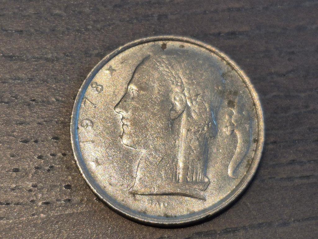 Monnaie belge 1978 5 francs, Enlèvement ou Envoi