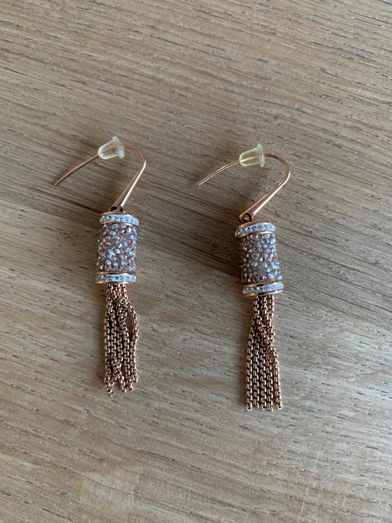Rose oorbellen Victoria, Handtassen en Accessoires, Oorbellen, Ophalen of Verzenden, Zo goed als nieuw