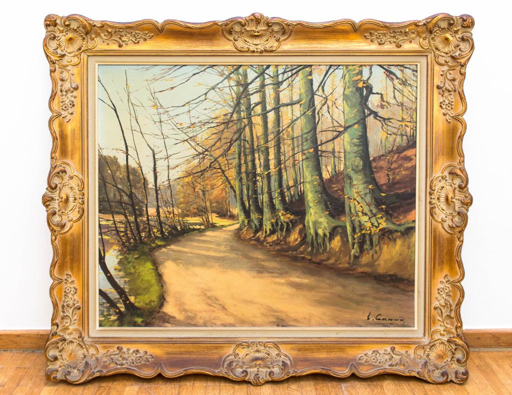 Tableau de Louis Garot - Chemin d'automne, Ophalen