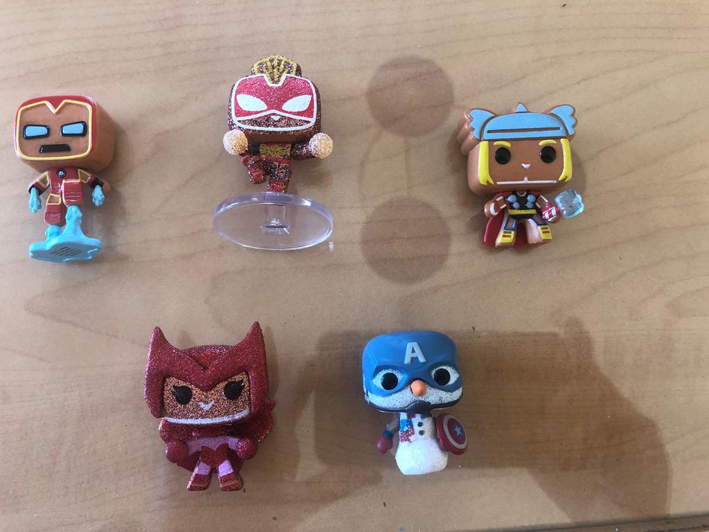 Set van 5 pop funko Marvel kalender 2022, Zo goed als nieuw, Overige typen