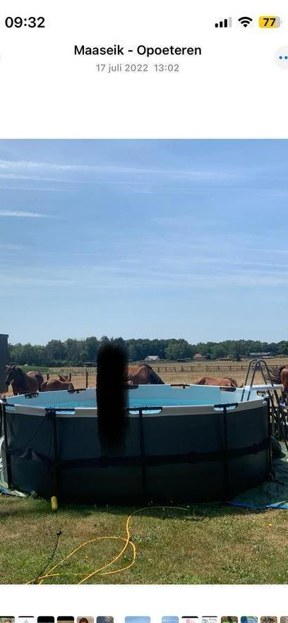 Zwembad 427 x 122 cm, Tuin en Terras, Zwembaden, Ophalen, Rond, Opzetzwembad, 120 cm of meer