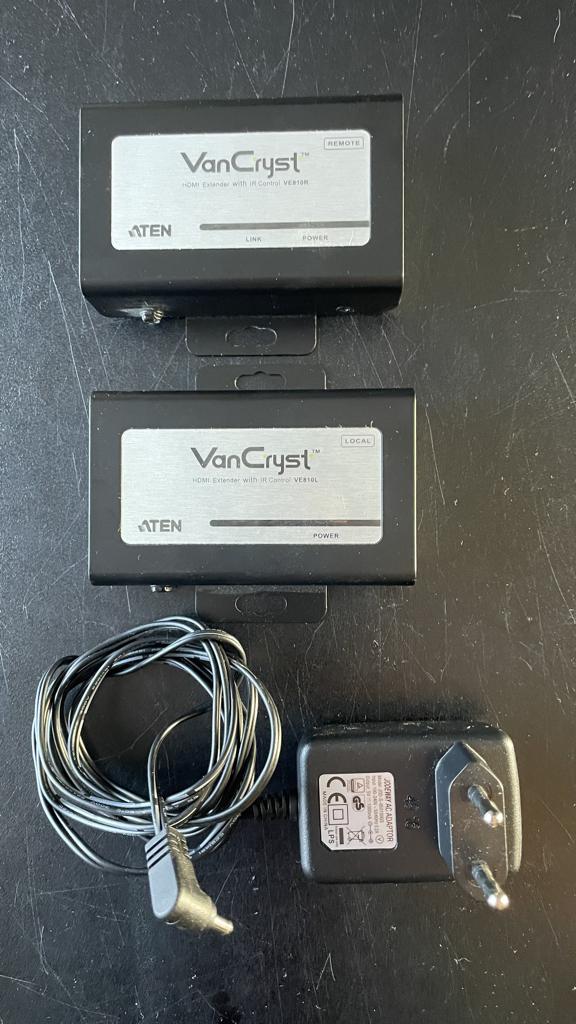 Aten Video hdmi extender/verlenger 1080p 60m cat5 lossless, Ophalen, Zo goed als nieuw