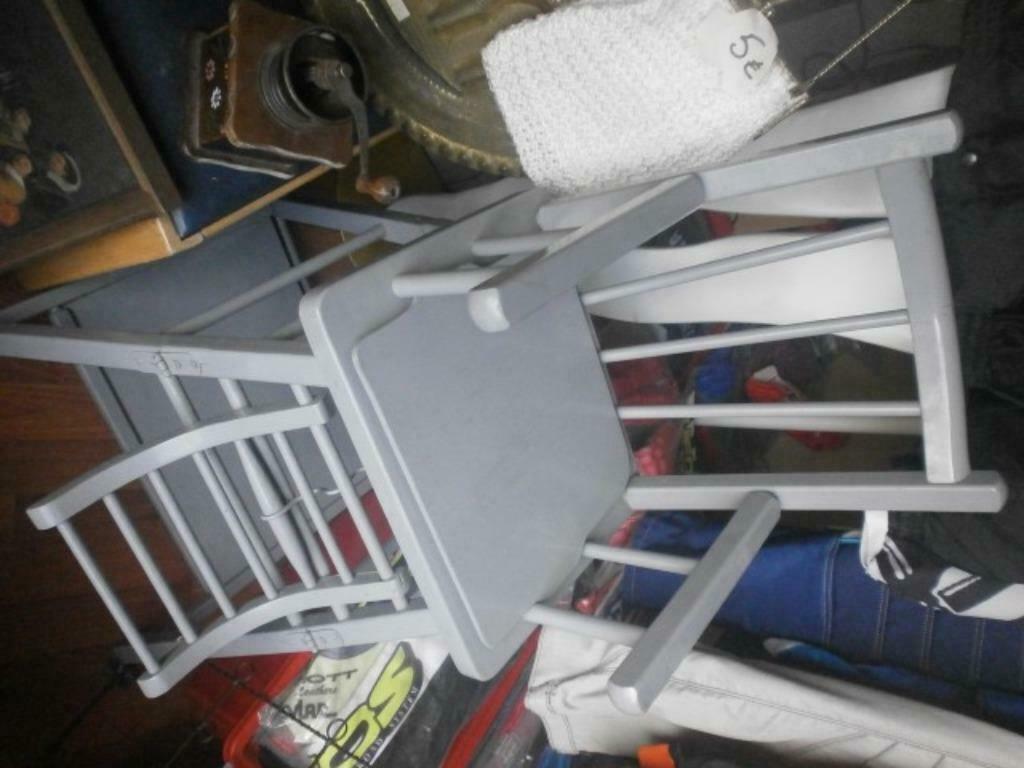 antieke kinderstoel, Ophalen, Gebruikt