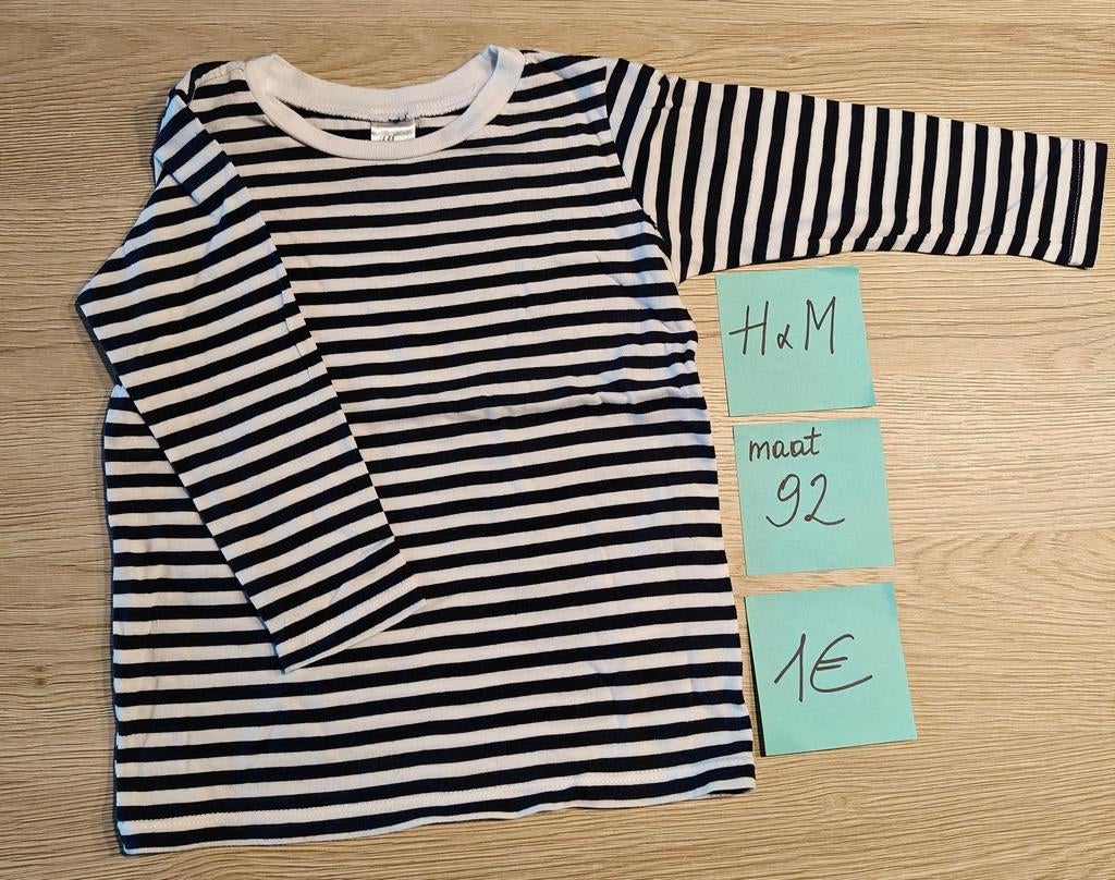 T-shirt lange mouwen H&M - maat 92, Kinderen en Baby's, Kinderkleding | Maat 92, Gebruikt, H&M, Ophalen of Verzenden, Shirt of Longsleeve