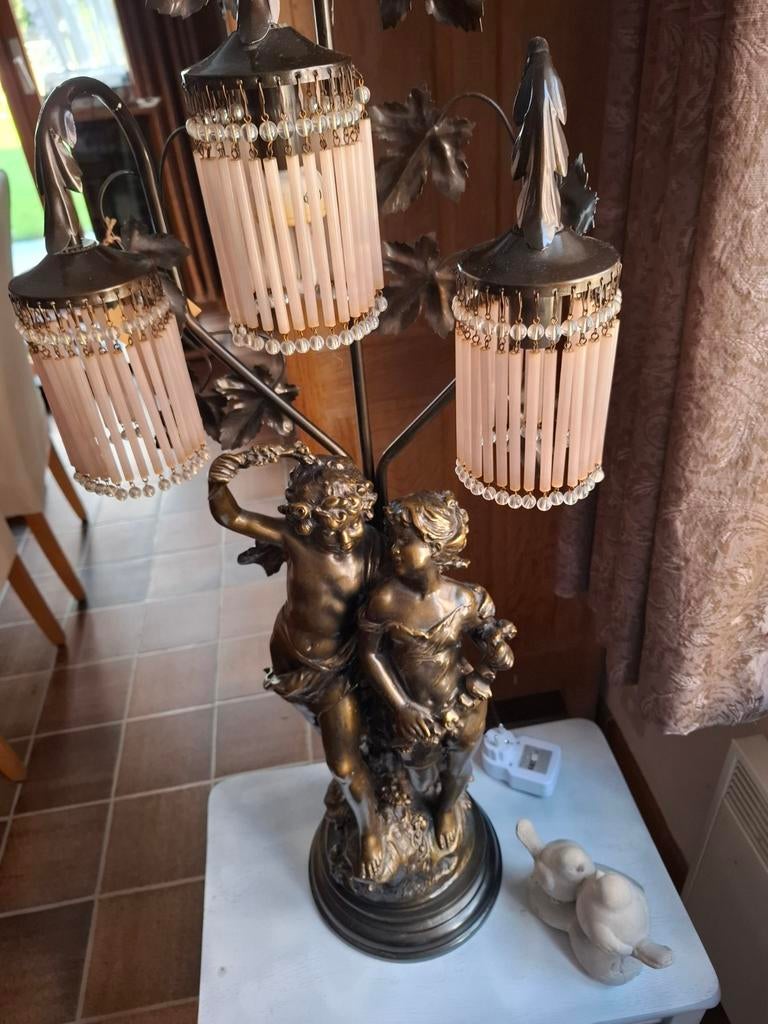 Prachtig beeld met 3 lampen, Enlèvement, Comme neuf