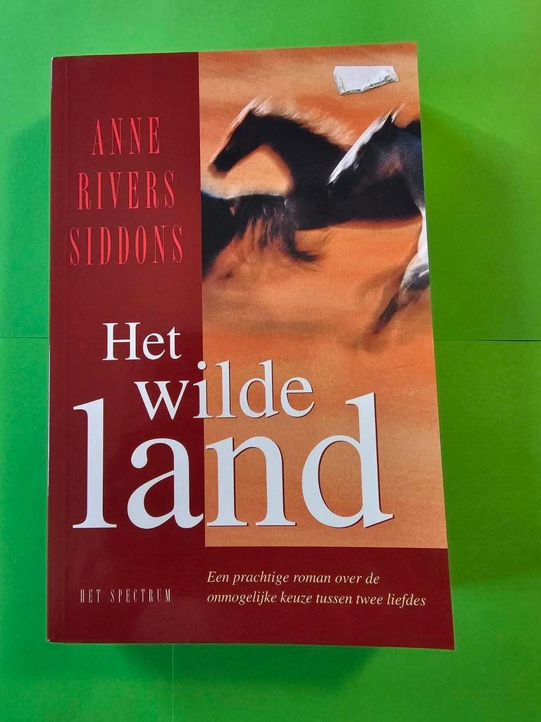 A. Rivers Siddons - Het wilde land, Ophalen of Verzenden, Zo goed als nieuw, A. Rivers Siddons
