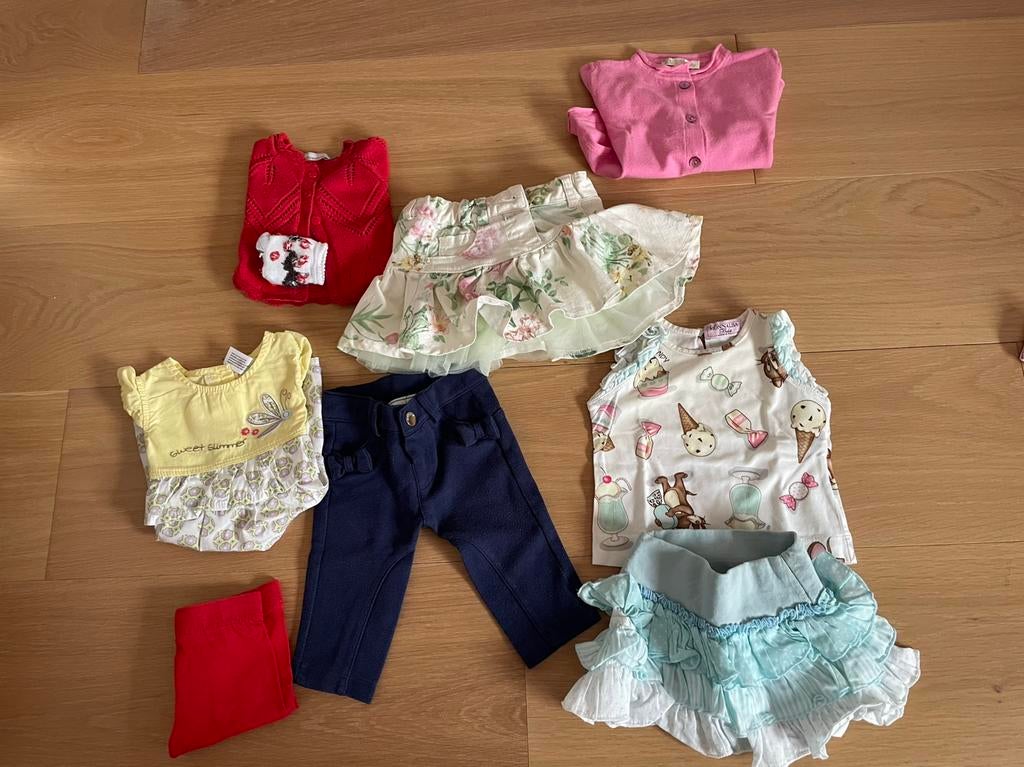 Pakket zomer meisjes 62- 8 stuks, Ophalen, Gebruikt, Maat 62