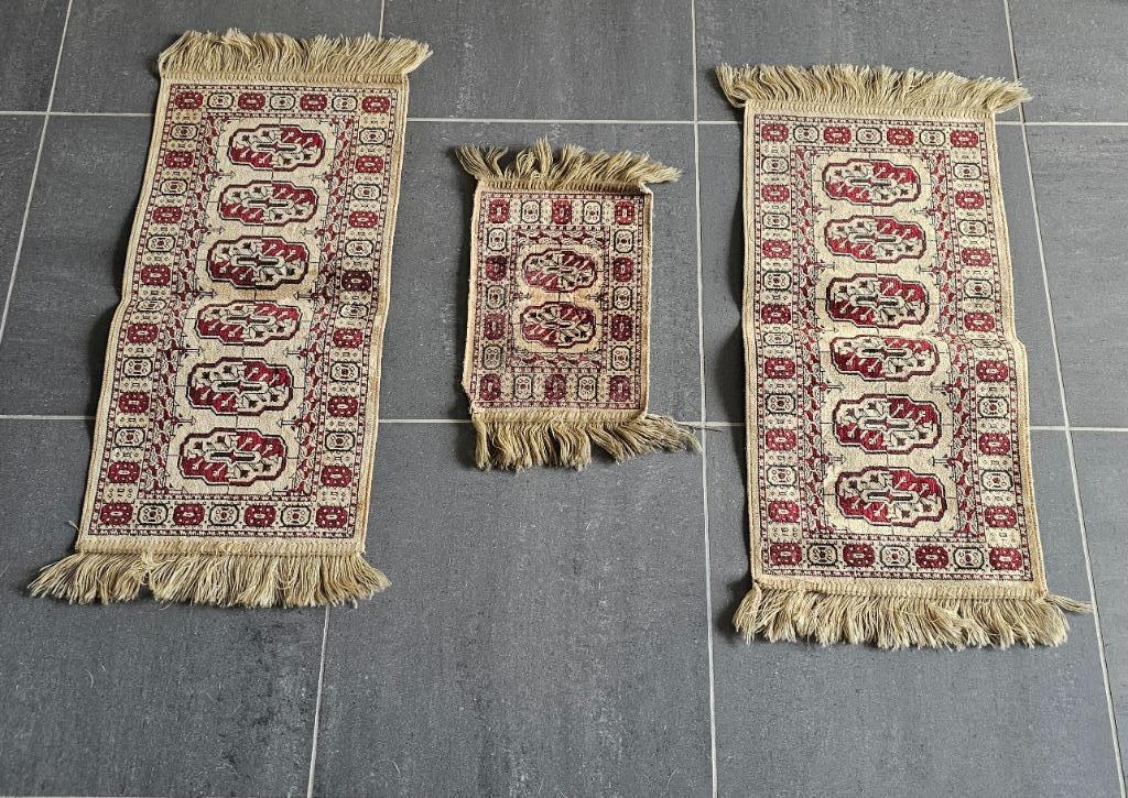 3 tapijtjes, Ophalen