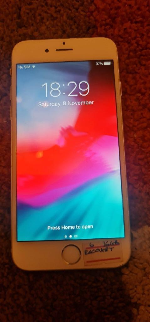 Iphone 6 64 Go avec chargeur, Enlèvement ou Envoi, Utilisé, 64 GB, Sans abonnement