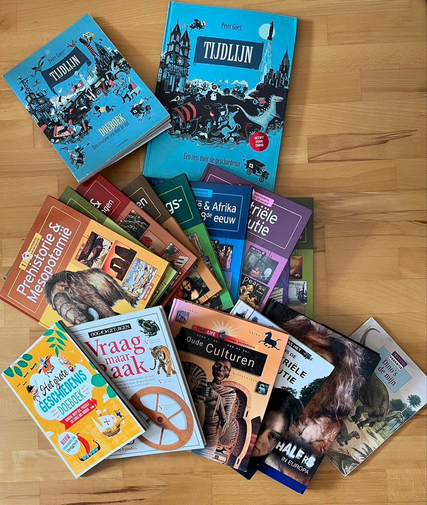 Boekenpakket (16) geschiedenis voor kinderen collectie, Enlèvement