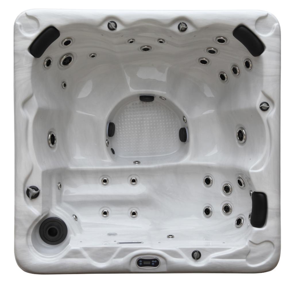 Jacuzzi / Spa Serenza Super zuinig! Koopzondag!, Tuin en Terras, Bubbelbaden en Hottubs, Nieuw, Vast, Afdekzeil, Filter, Pomp
