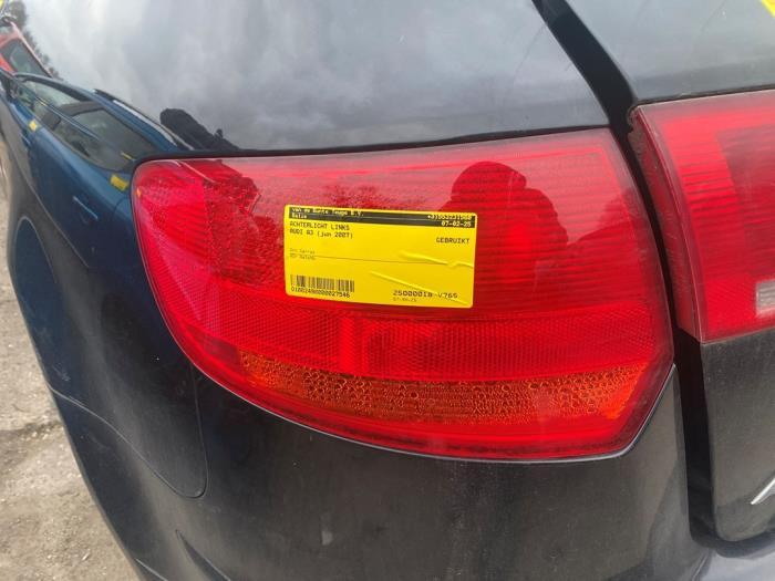 Feu arrière gauche d'un Audi A3, -, 3 mois de garantie, Audi, Utilisé