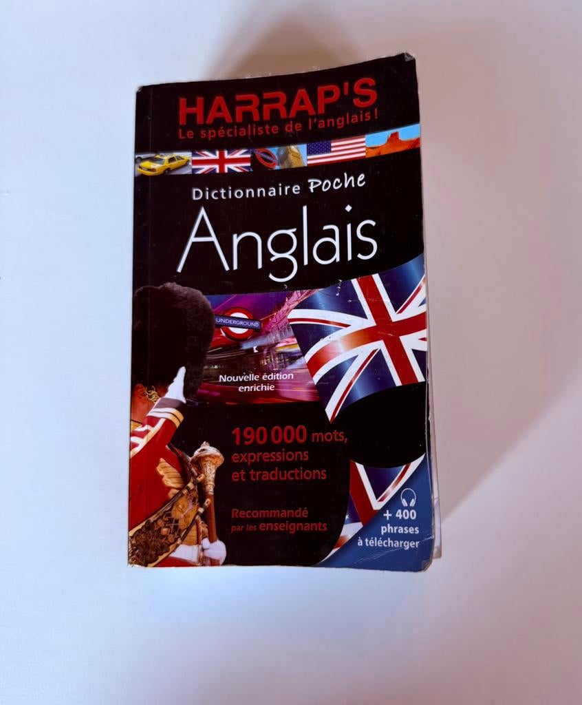 Dictionnaire Français-Anglais, Enlèvement ou Envoi, Anglais