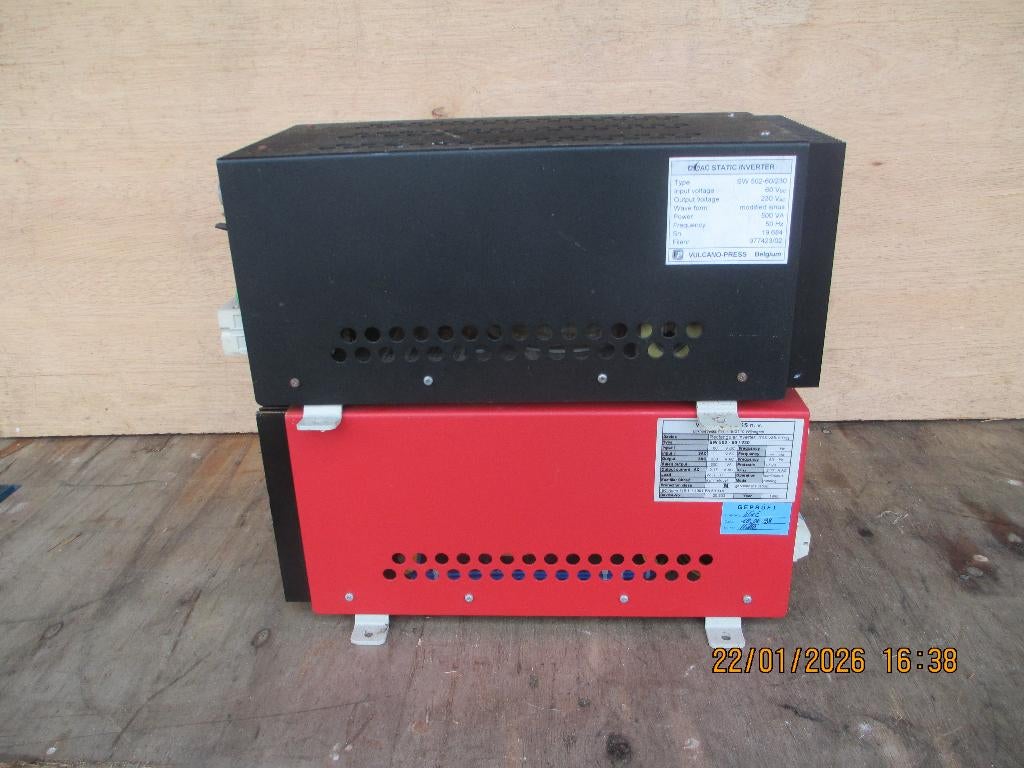Opruiming inverters, Ophalen, Gebruikt