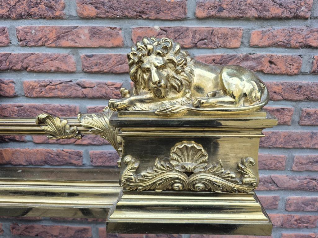 Chenets bronze doré, Enlèvement, Bronze