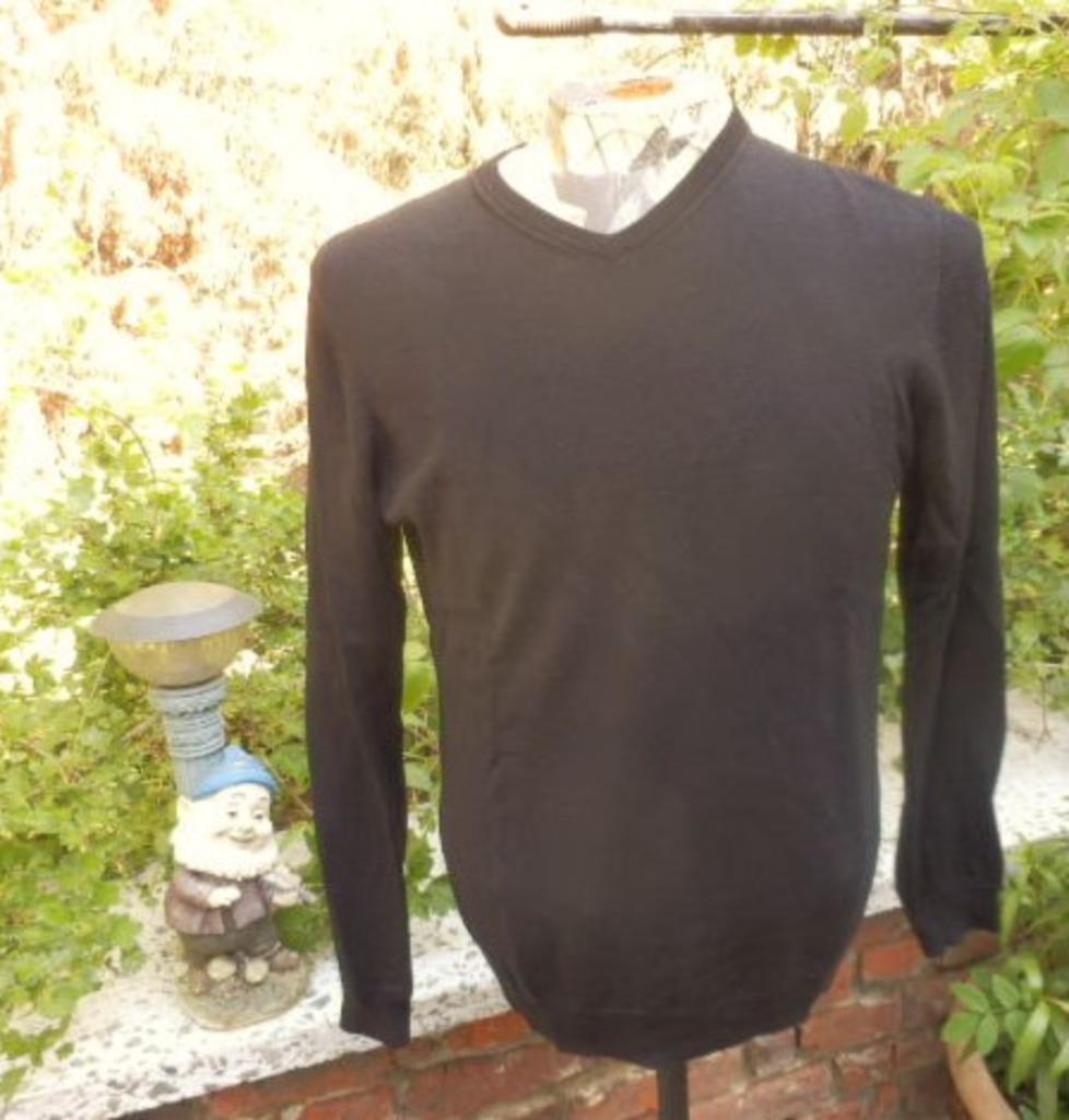 (32) -pull homme T.M noir - H£M -, Vêtements | Hommes, Pulls & Vestes, Comme neuf, Taille 48/50 (M), Noir, Enlèvement ou Envoi
