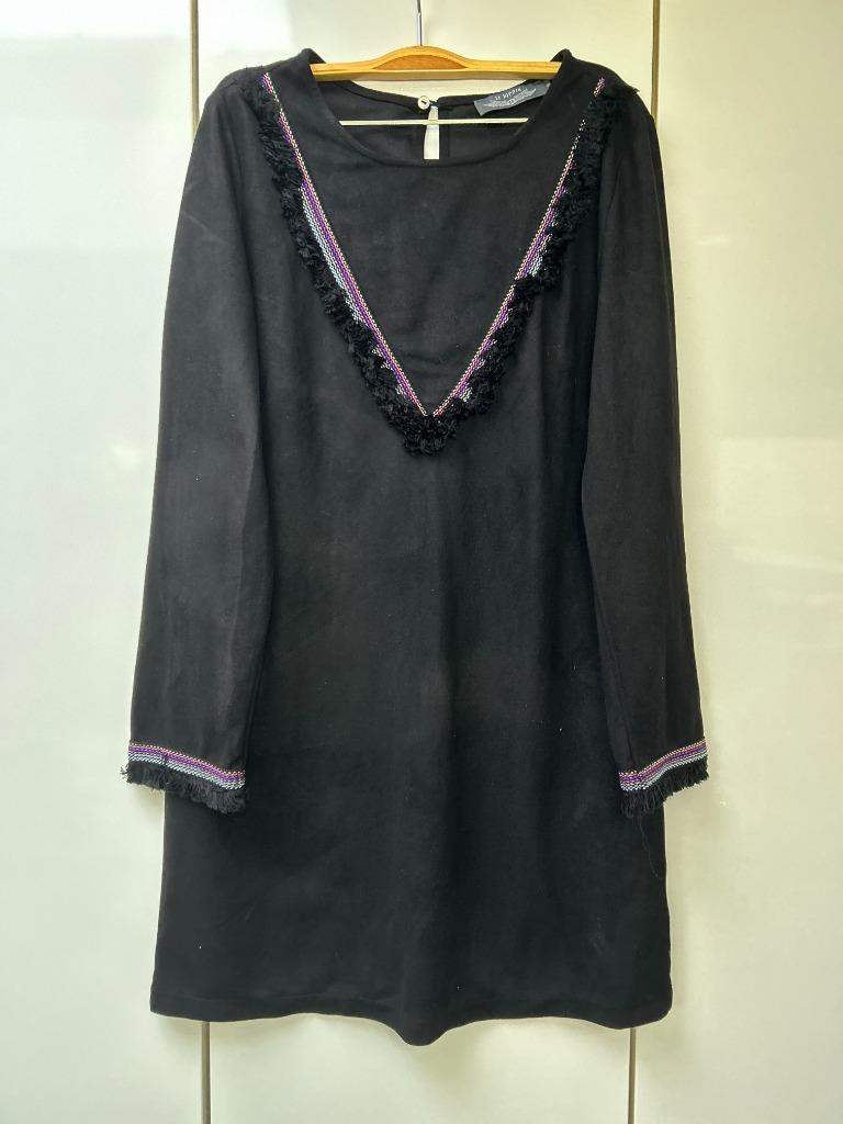 It Hippie zwarte jurk - Maat S, Zwart, It Hippie, Ophalen of Verzenden, Zo goed als nieuw