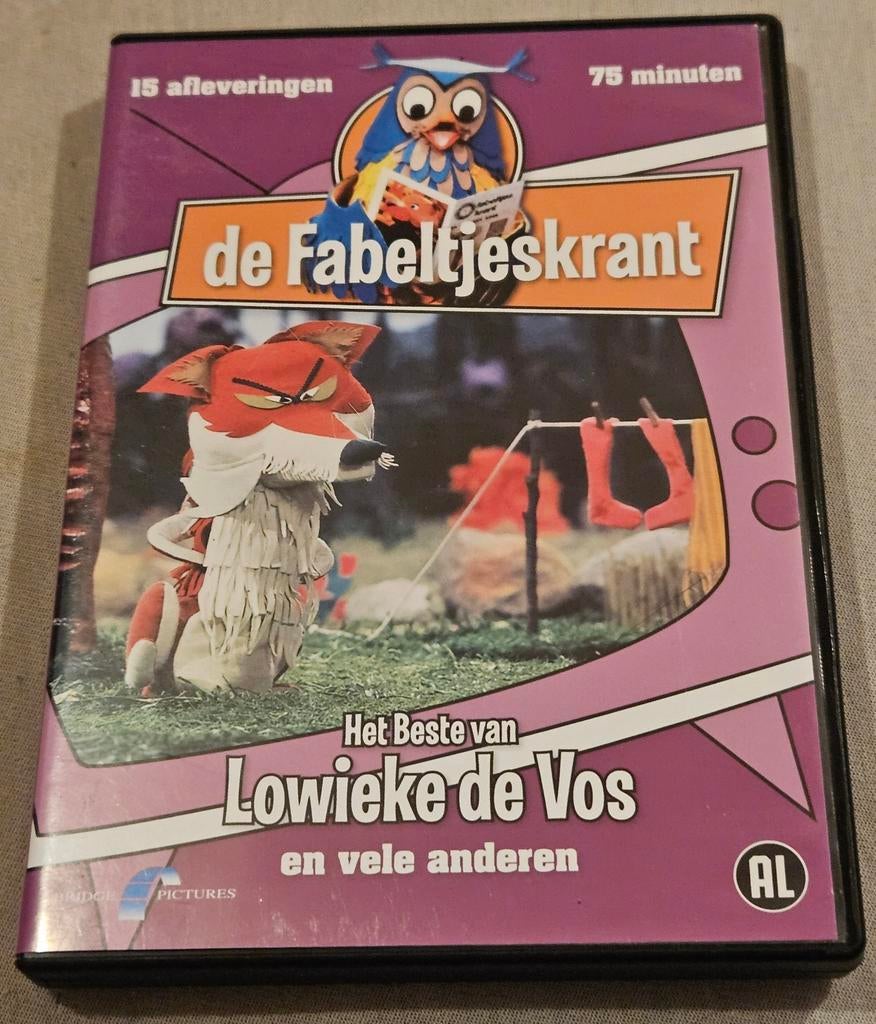 De Fabeltjeskrant DVD Het Beste van Lowieke d, Ophalen of Verzenden