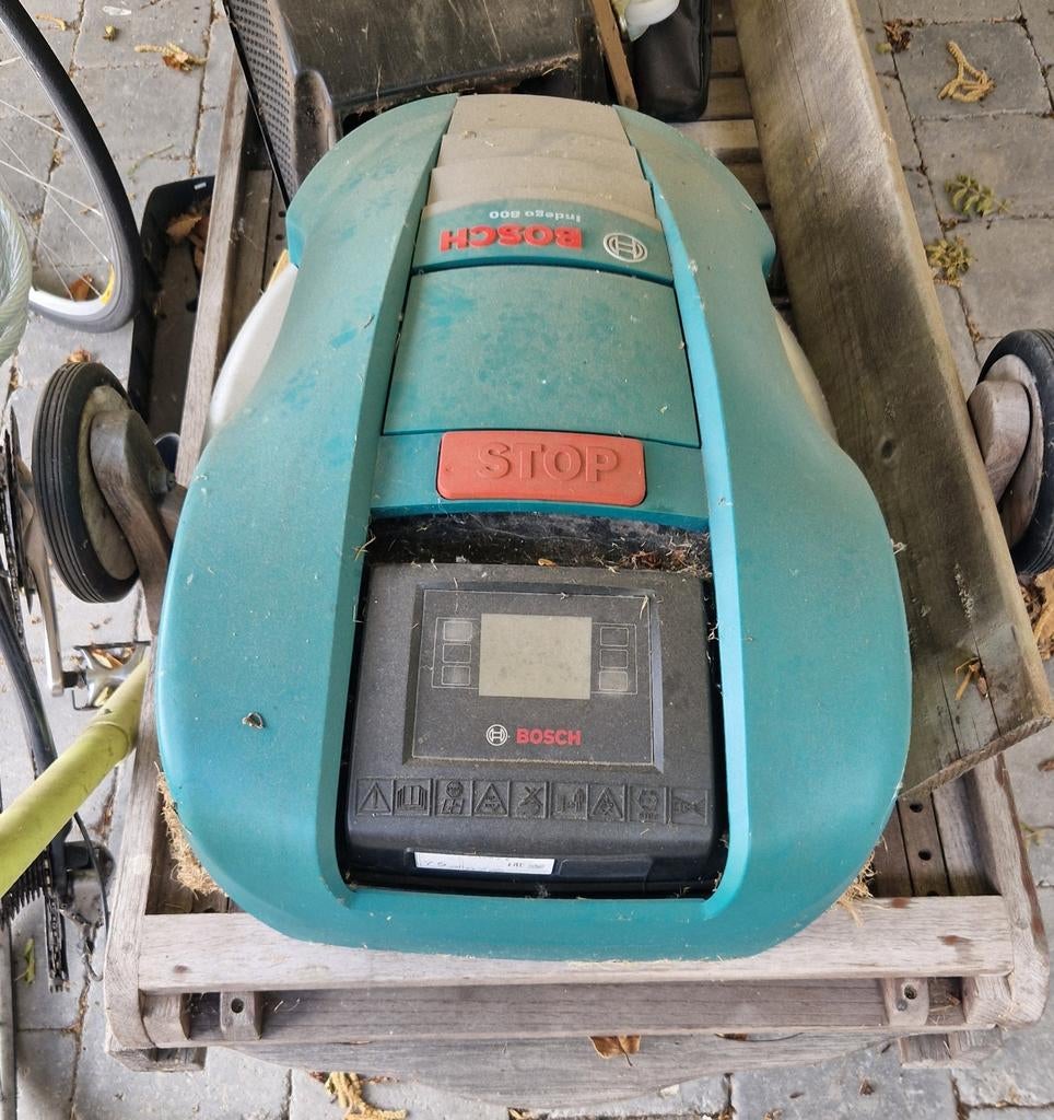 Bosch Indigo 800 Robot maaier., Tuin en Terras, Ophalen, Gebruikt