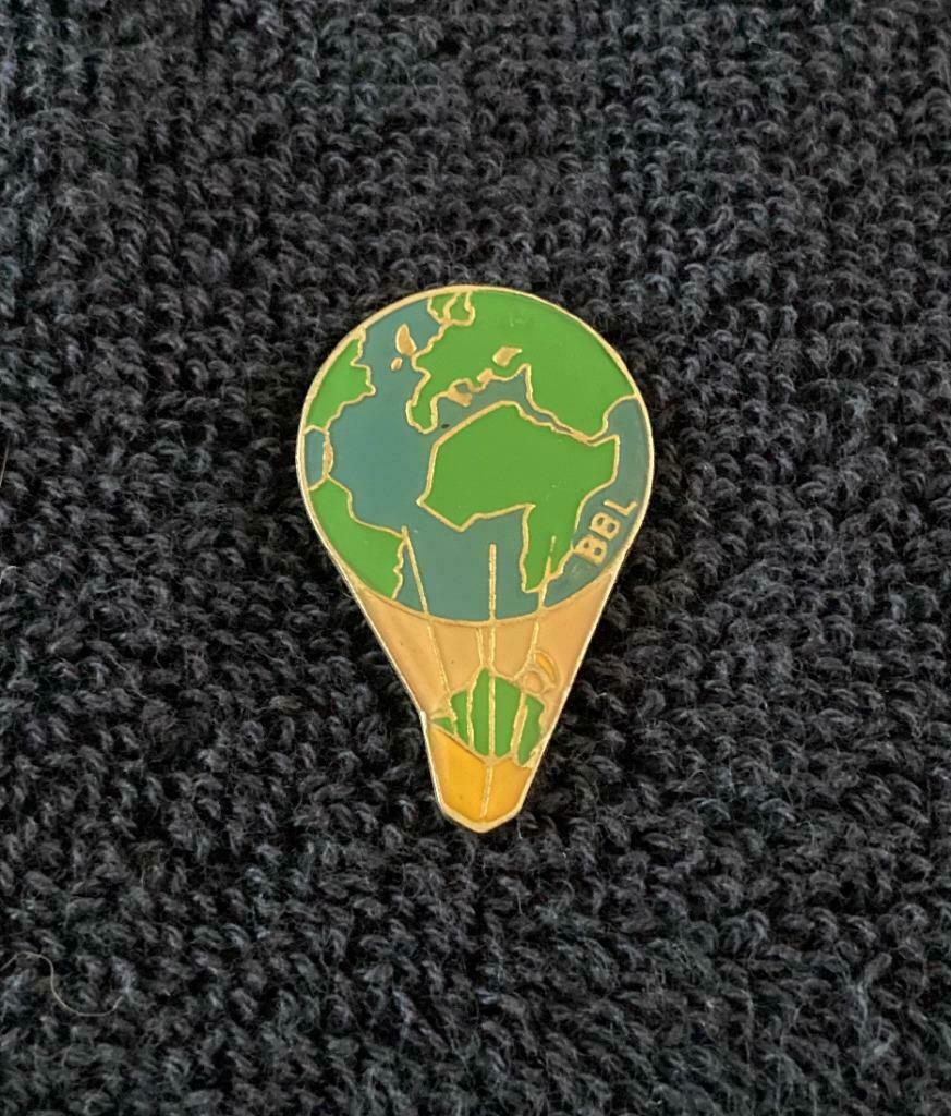 PIN - BBL - BANK BRUSSEL LAMBERT - LUCHTBALLON, Verzamelen, Verzenden, Gebruikt, Overige onderwerpen, Speldje of Pin