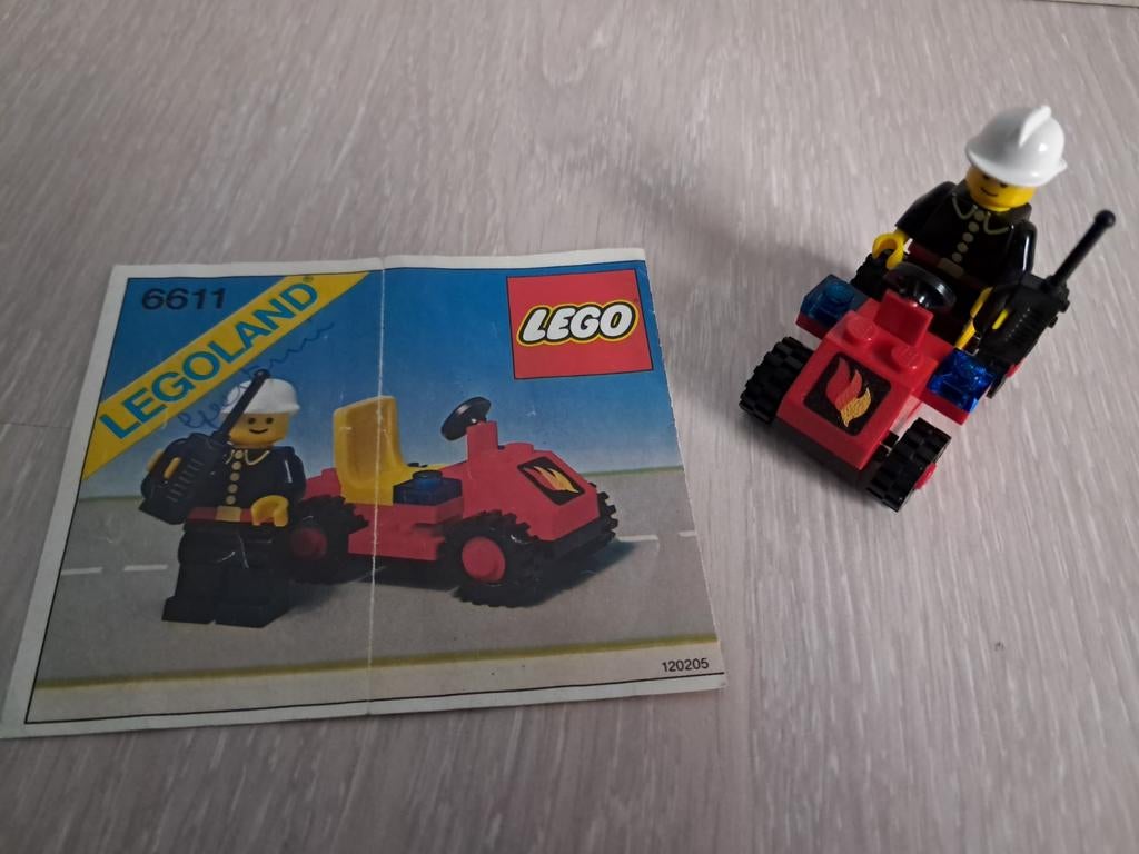Lego brandweer jaren 80, Ophalen of Verzenden, Gebruikt, Lego