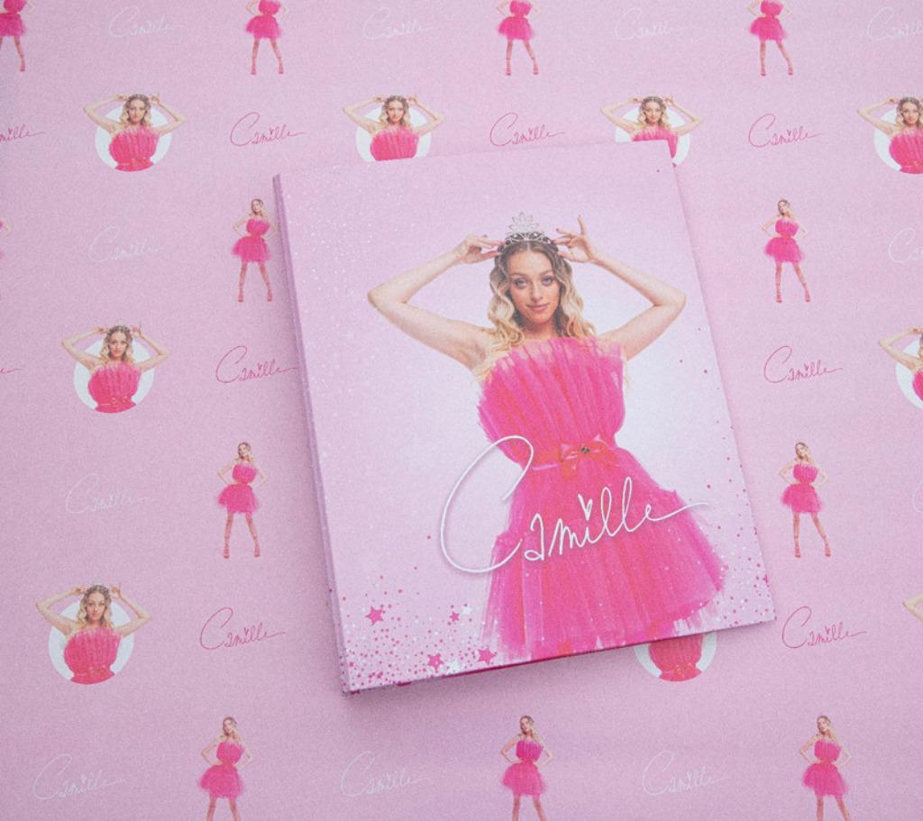 Ringmap ordner 4 cm roze Camille verzamelitem - Nieuw, Enlèvement ou Envoi, Neuf