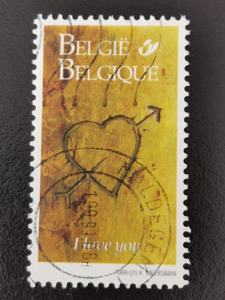 Belgique 1999 - Je t'aime (timbre du carnet), Enlèvement ou Envoi, Affranchi