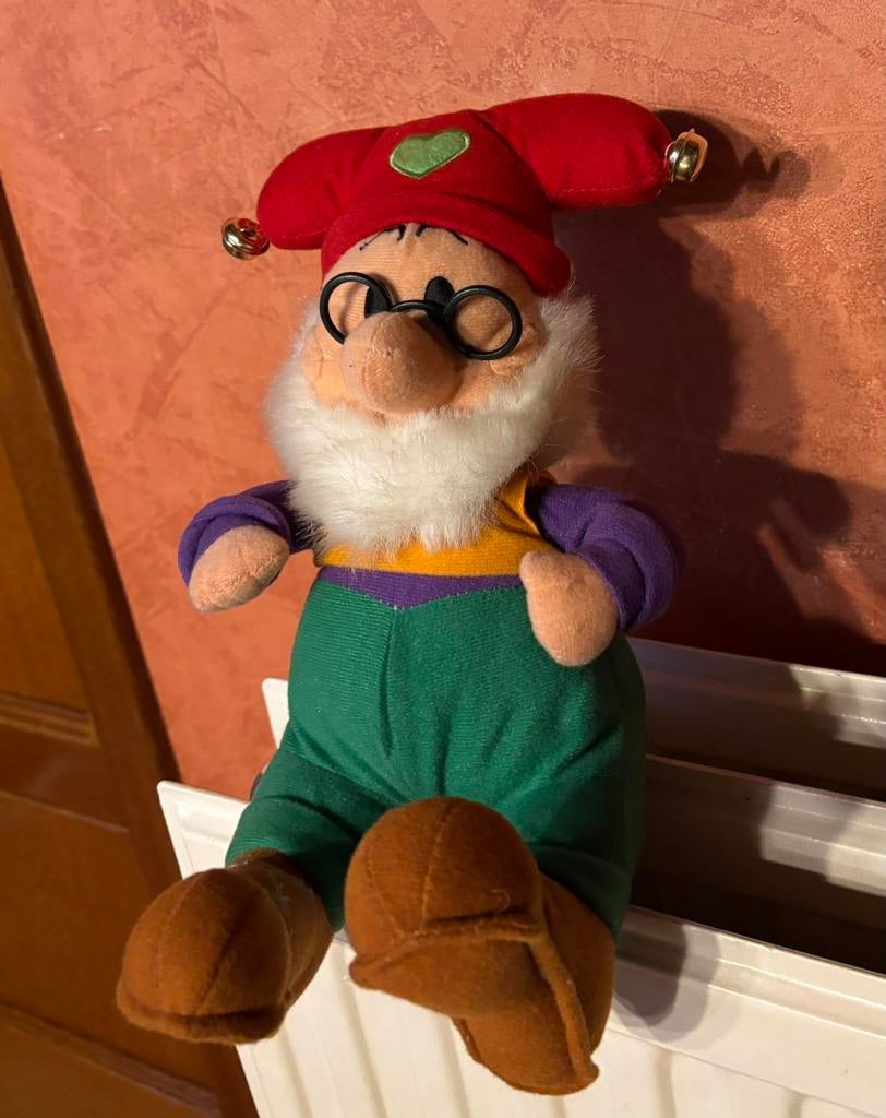 Kabouter Plop 25 cm met echte belletjes a/d muts., Ophalen of Verzenden, Zo goed als nieuw, Overige typen