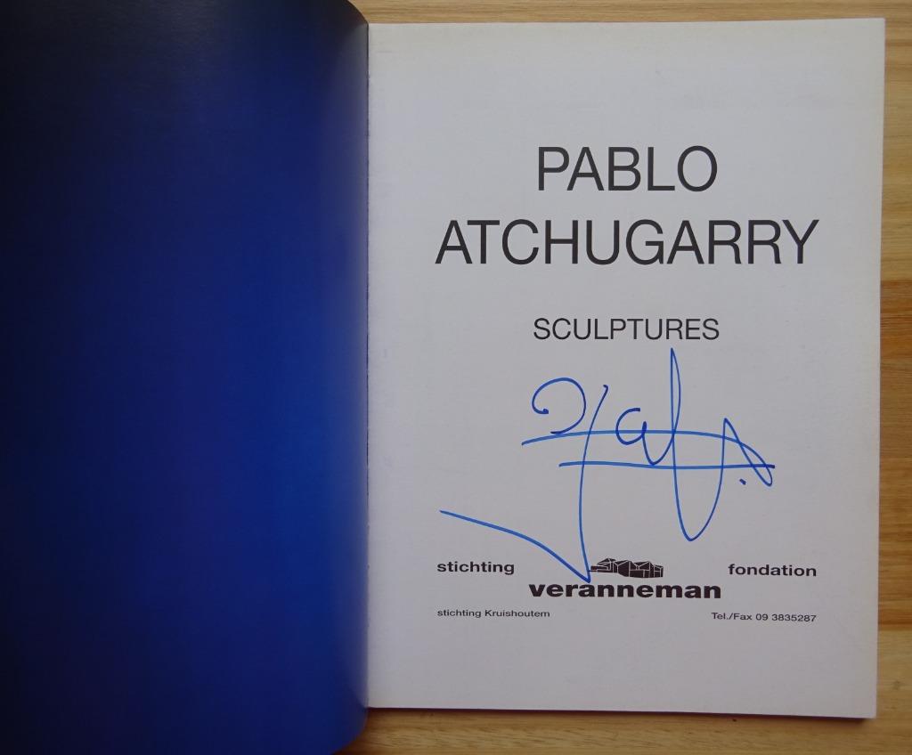 Pablo Atchugarry, Galerie Veranneman, Kruishoutem, 1998, Ophalen of Verzenden, Gelezen