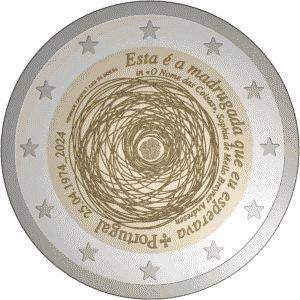 2€ munt Portugal 2024 (unc), Ophalen, Portugal, Losse munt