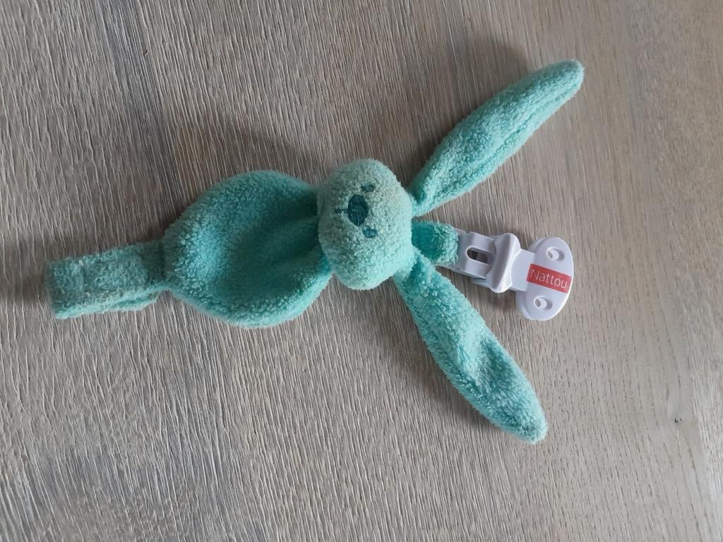 Fopspeen houder konijntje, Nattou, Ophalen, Zo goed als nieuw