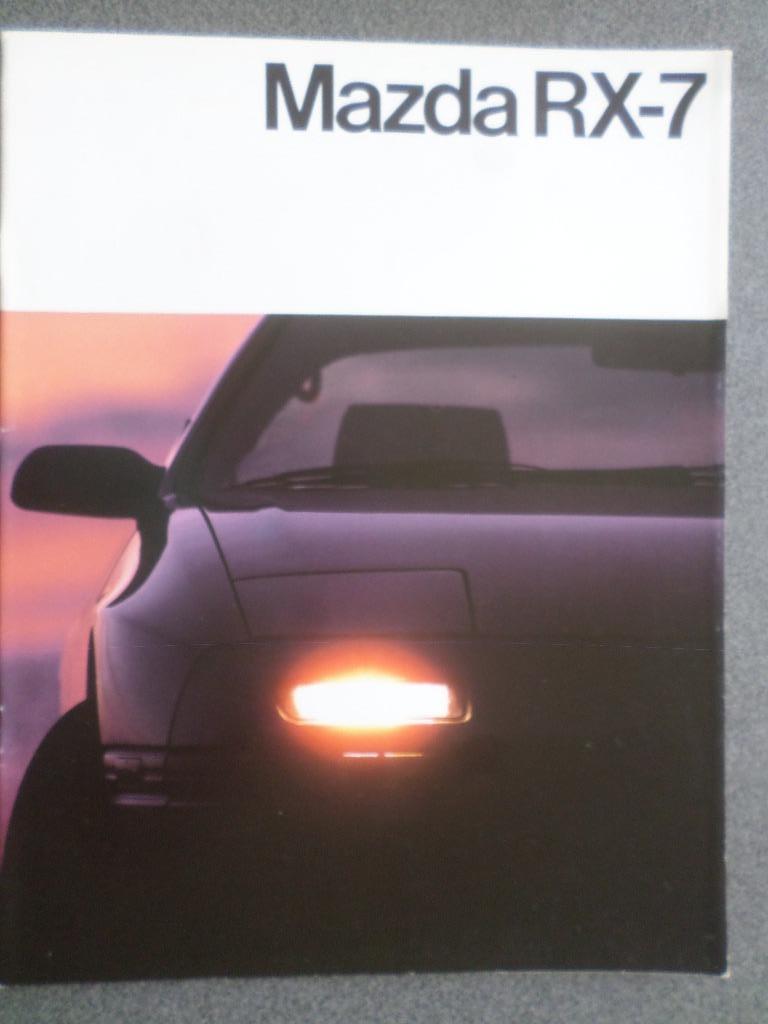 1986 Brochure Mazda RX-7 - FRANCAIS, Livres, Autos | Brochures & Magazines, Enlèvement ou Envoi, Mazda