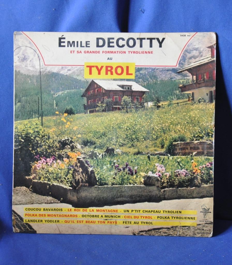 ancien vinyl 33 tours accordeon emile decotty  (x2043), Cd's en Dvd's, Vinyl | Overige Vinyl, Gebruikt, Ophalen of Verzenden