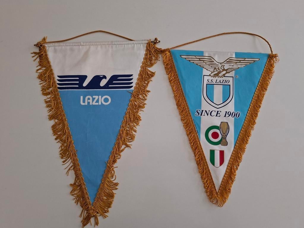 Vaandel Lazio Roma (2 stuks), Ophalen of Verzenden, Zo goed als nieuw