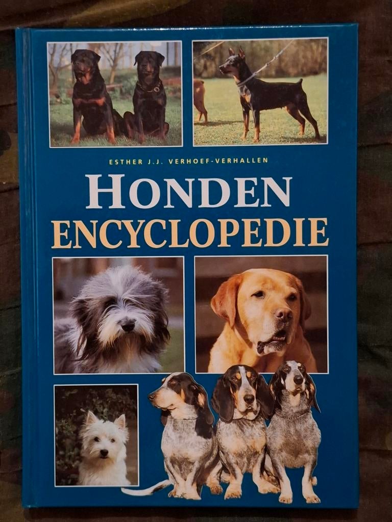 E.J.J. Verhoef-Verhallen - Honden encyclopedie, Boeken, Ophalen of Verzenden, Honden, E.J.J. Verhoef-Verhallen