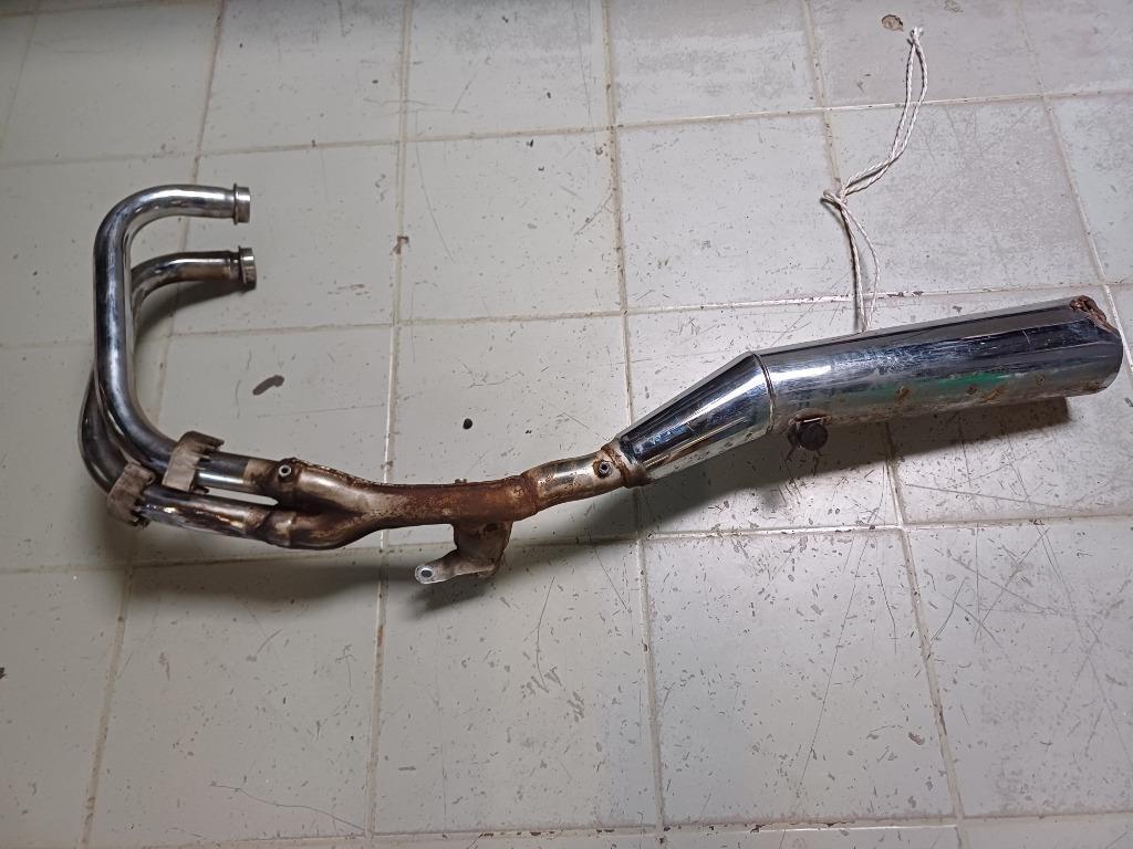 honda cb 750 model '92-'01 linker uitlaat, Motoren, Ophalen of Verzenden, Gebruikt