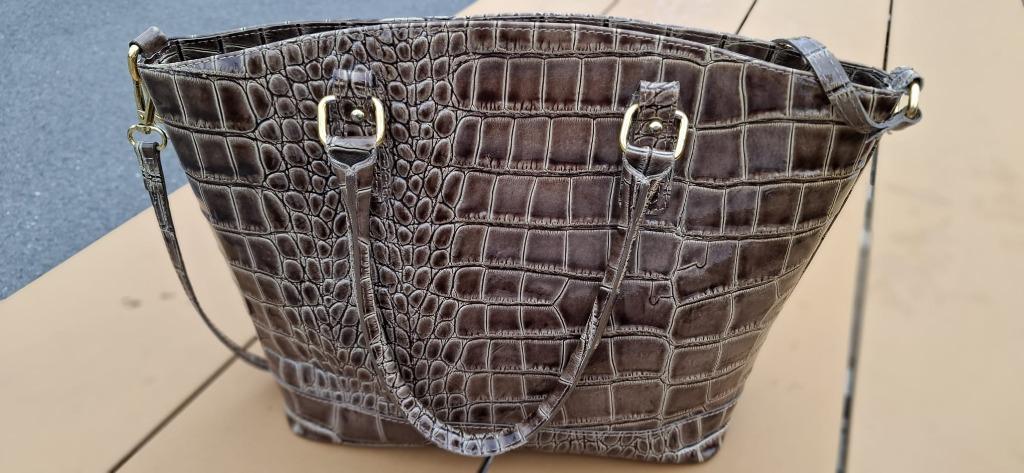 Sac a main Femme a un motif crocodile, Enlèvement ou Envoi, Utilisé, Brun, Sac à main
