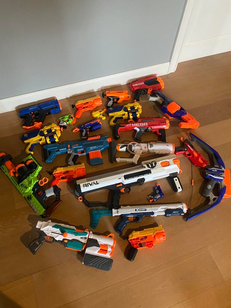 Nerf geweren., Ophalen, Zo goed als nieuw