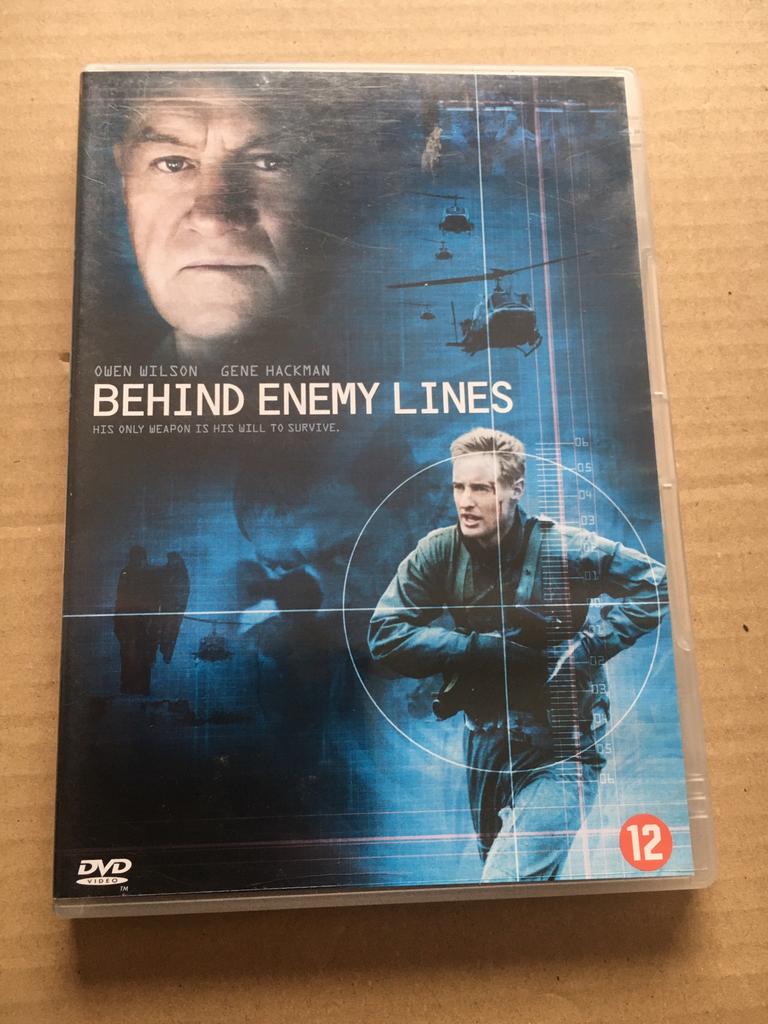 Dvd : Behind Enemy Lines - Owen Wilson - Gene Hackman., Vanaf 12 jaar, Ophalen of Verzenden, Zo goed als nieuw