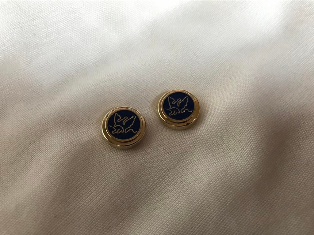 Couvre-boutons avec le logo de la marque Gauloise, Nieuw, Overige materialen, Verguld