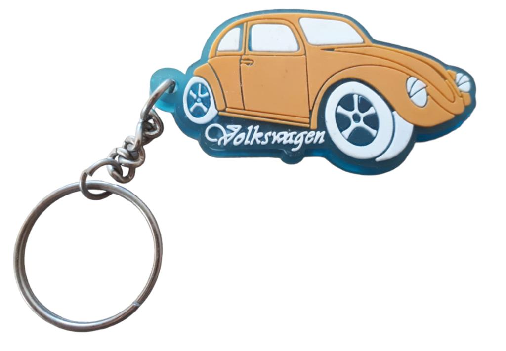 VW Volkswagen Kever rubberen sleutelhanger, Verzamelen, Ophalen of Verzenden, Nieuw, Merk