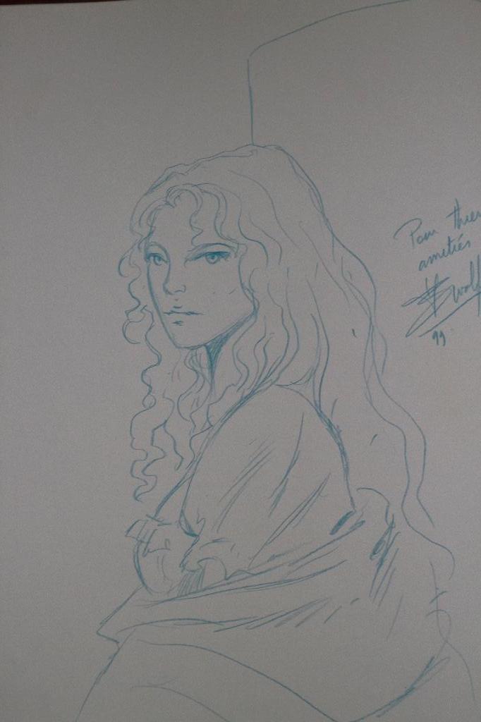 LE  PRINCE DE LA NUIT e o +superbe  DESSIN +SIGNATURE D, Livres, Enlèvement ou Envoi