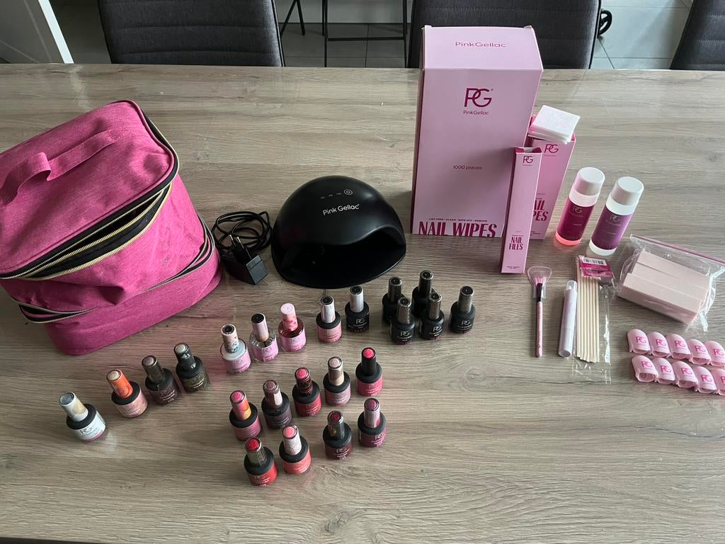 Pink Gellac volledig pakket, Ophalen, Zo goed als nieuw
