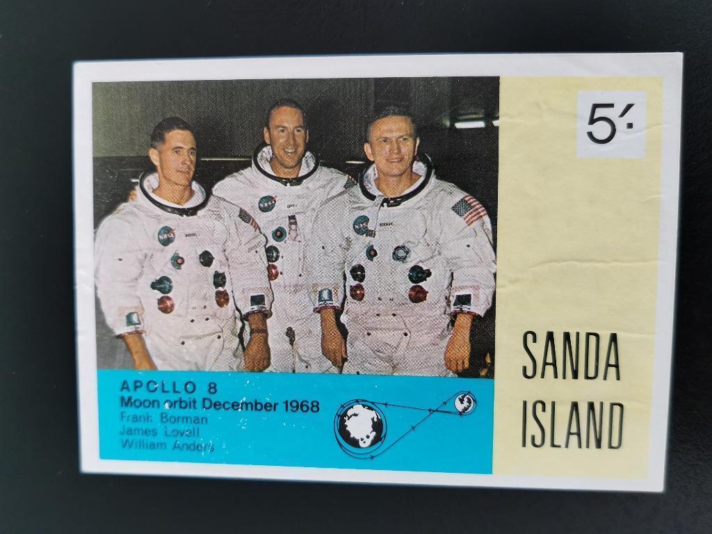Schotland - Sanda Island - ruimtevaart, Apollo 8 astronauten, Ophalen of Verzenden, Gestempeld