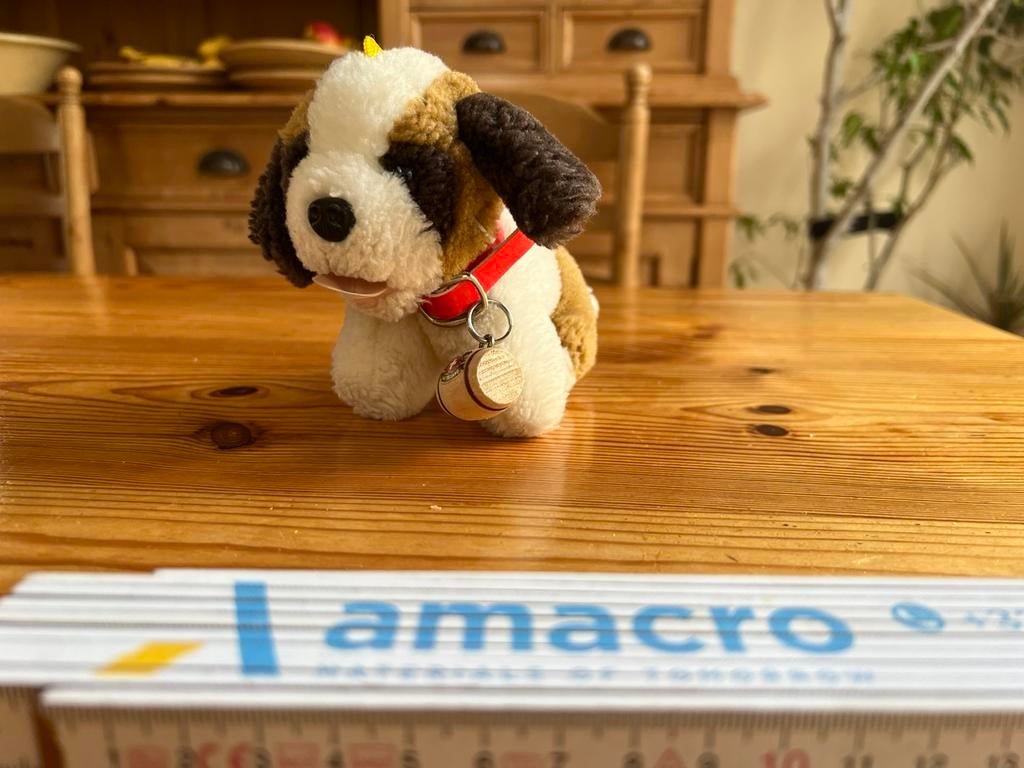Chien (Saint-Bernard) en peluche, Enlèvement, Comme neuf, Chien