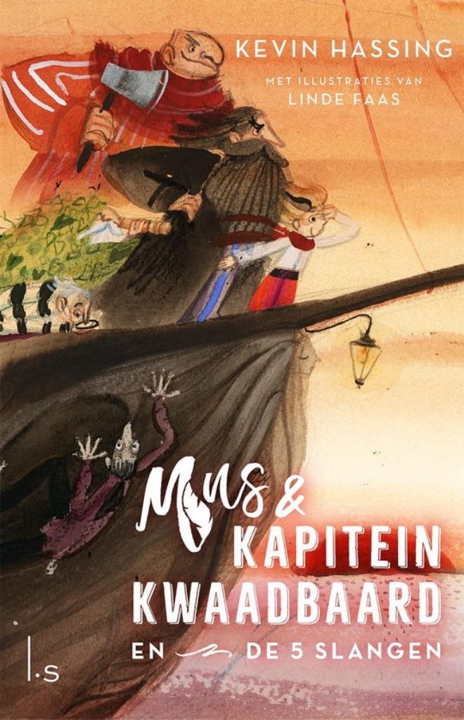 mus & kapitein kwadbaard en de 5 slangen, Boeken, Ophalen of Verzenden, Nieuw, Kevin Hassing, Fictie