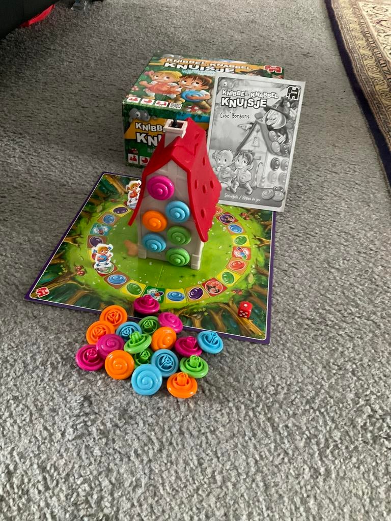 Jumbo spel knibbel knabbel kluisje, Ophalen of Verzenden