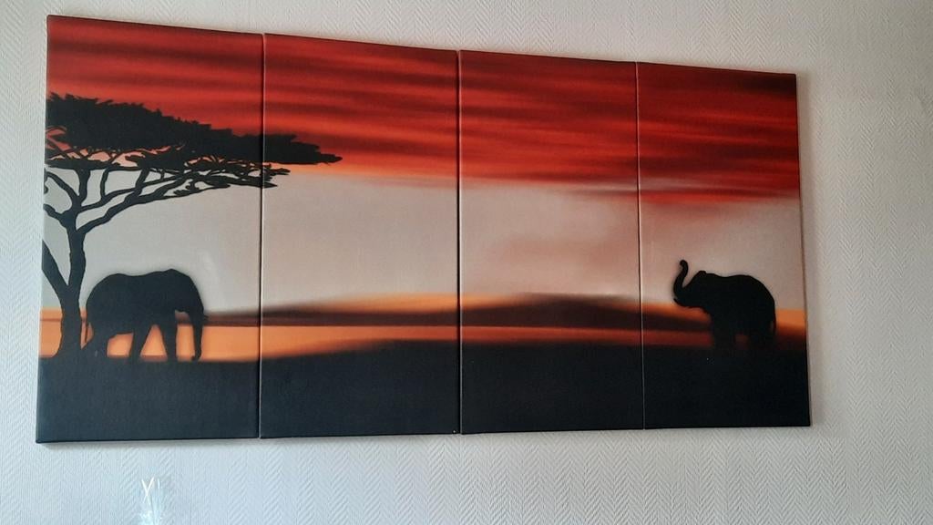 toile en 4 pièces, Enlèvement